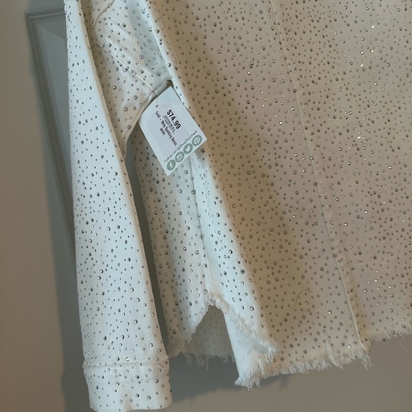 White Rhinestone Jacket - Picture 5 of 5